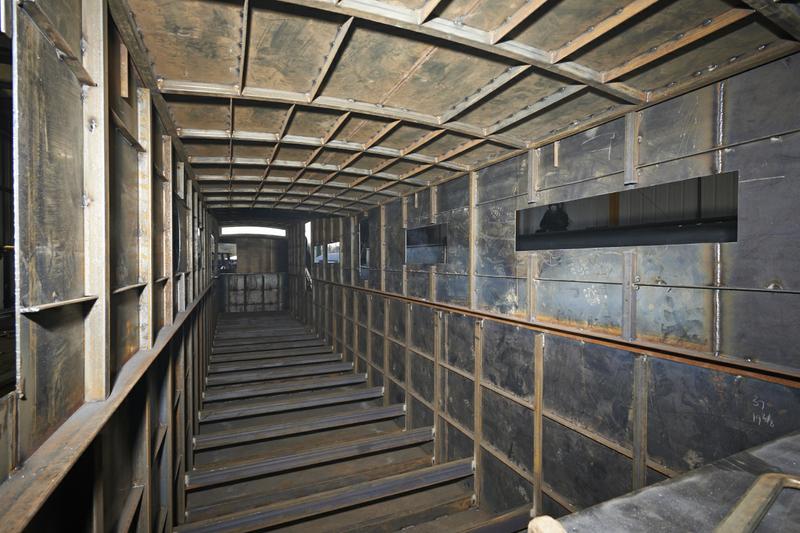 Steelwork - inside framing 