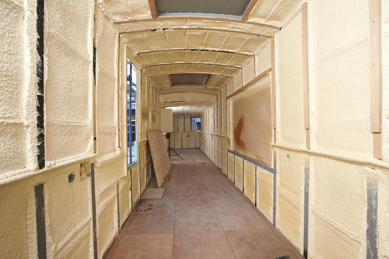 Battened and insulated